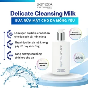 Skeyndor Delicate Cleansing Milk Sữa Rửa Mặt Cho Da Nhạy Cảm